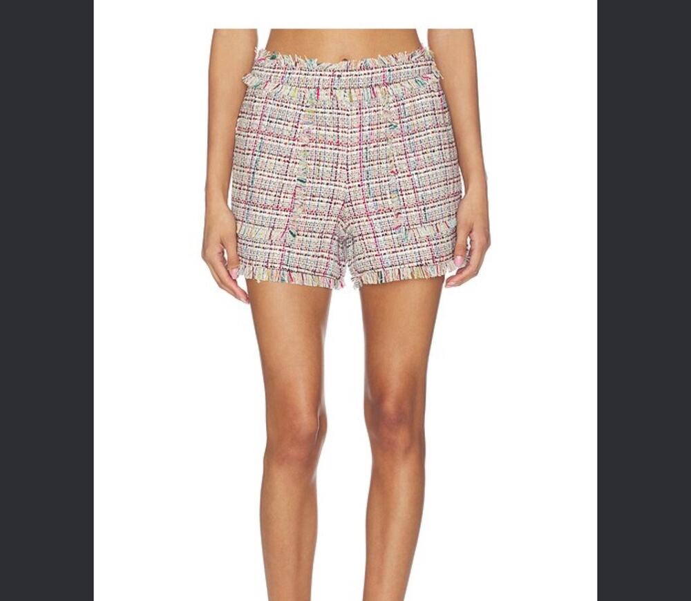 New Cinq a sept tweed shorts size 4 $295